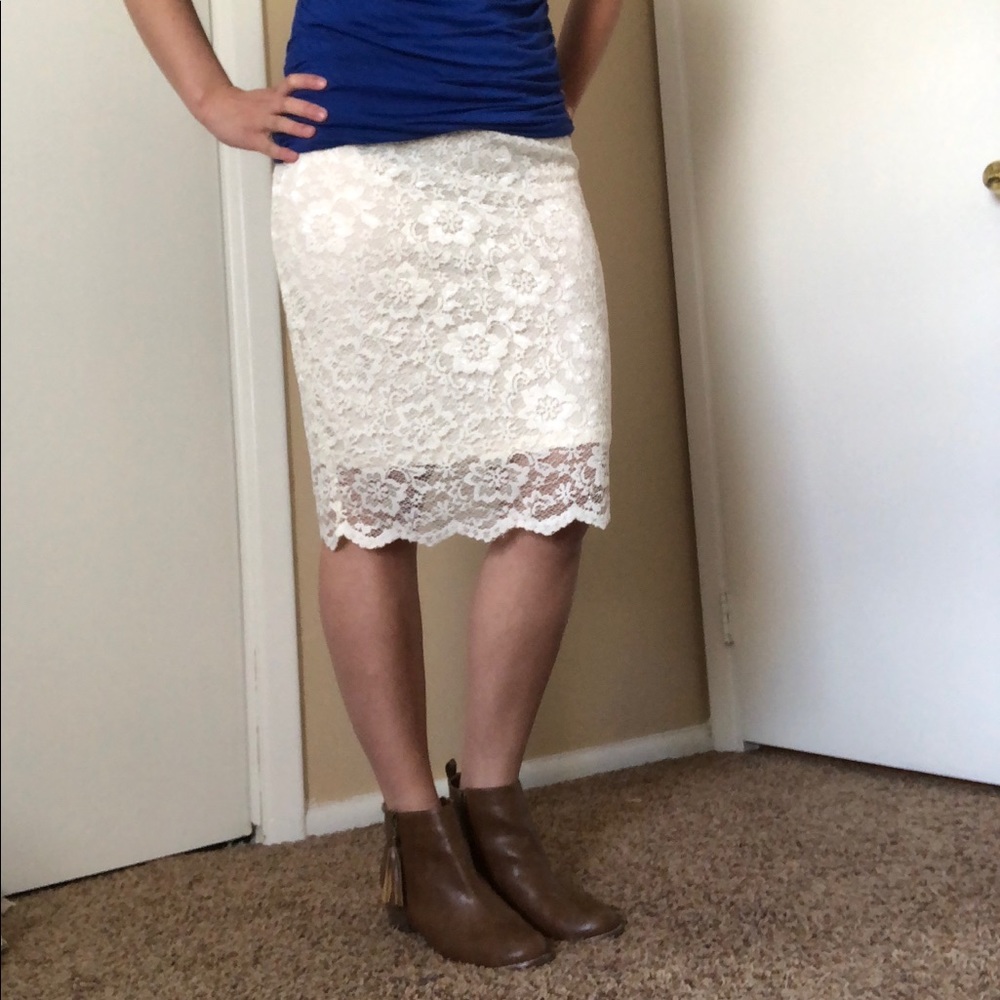 Maurices Lace Skirt